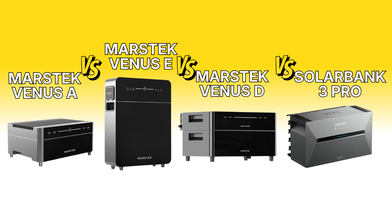 How to choose your home solar battery: Anker Solarbank 3 Pro vs. Marstek Venus A, Venus D and Venus E 3.0