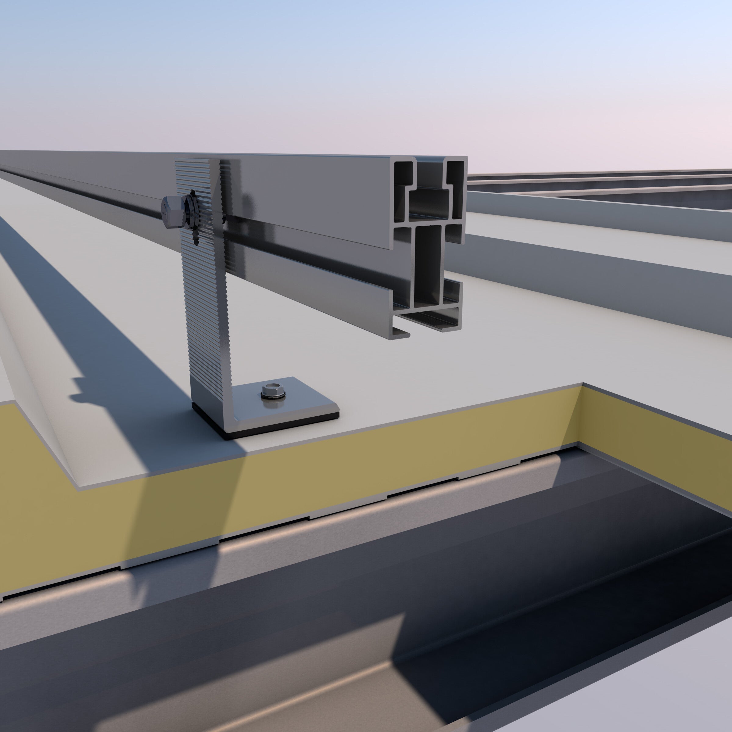 Halterung Sunfer 03V für Solarmodule
