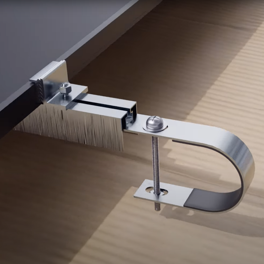 Balcony adjustable mount