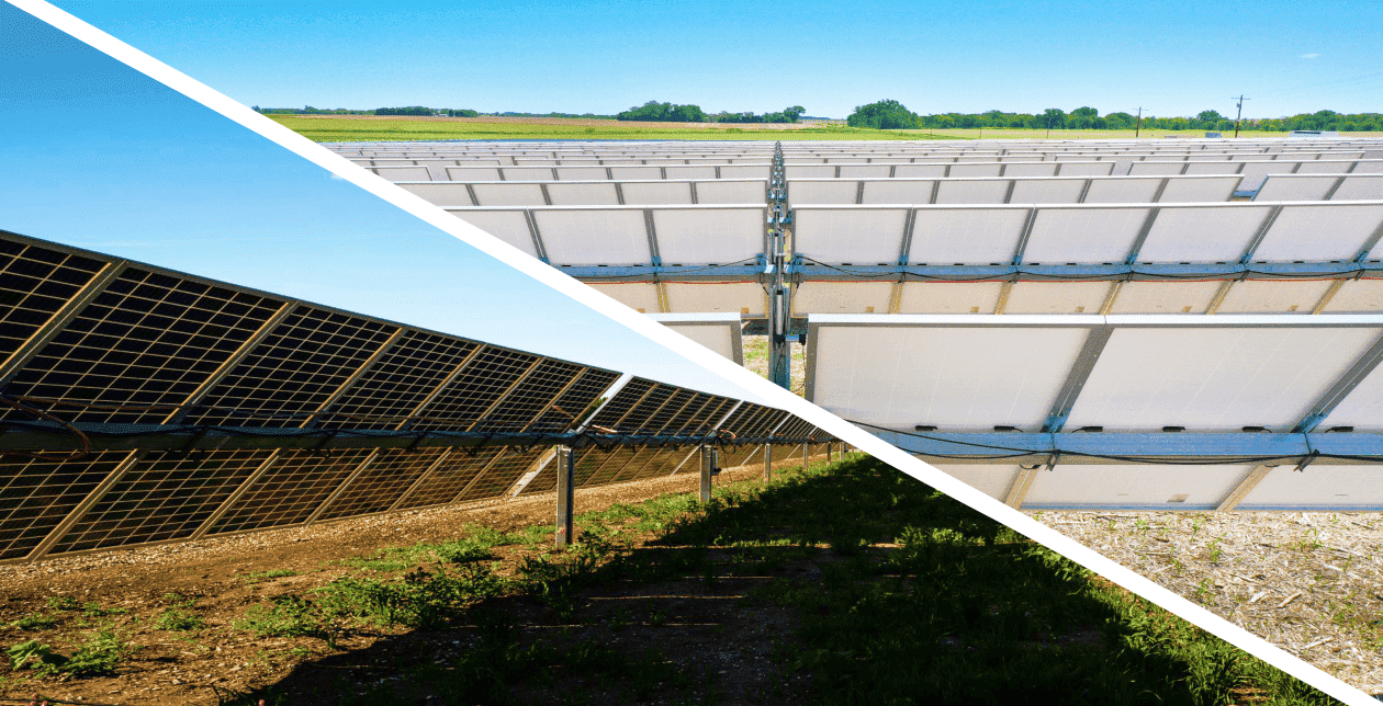 Differences between solar panel monofacial and bifacial