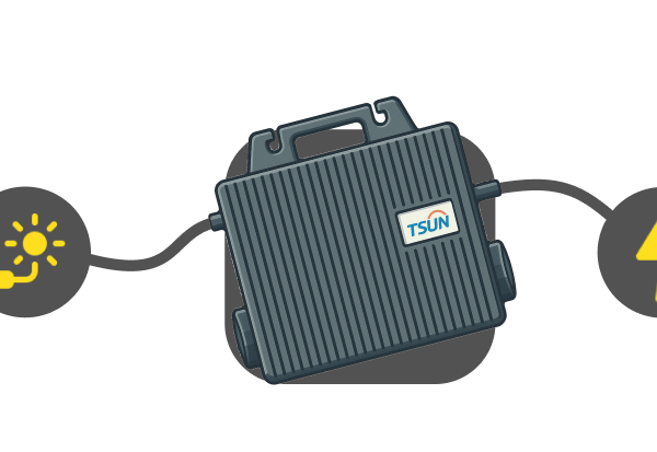 Connect the panels to the microinverter