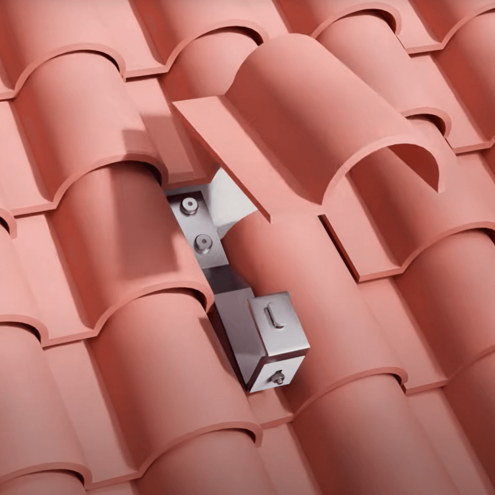 Tile roof mount - hook
